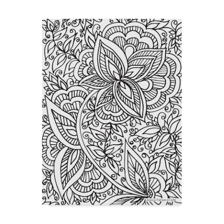 Jessica Putnam 'Floral Patterns 10' Canvas Art,35x47